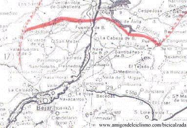 Mapa de la ruta.