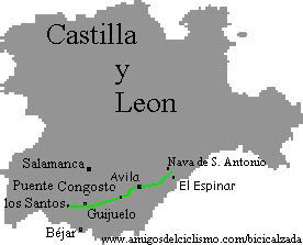 Emplazamiento de la ruta.